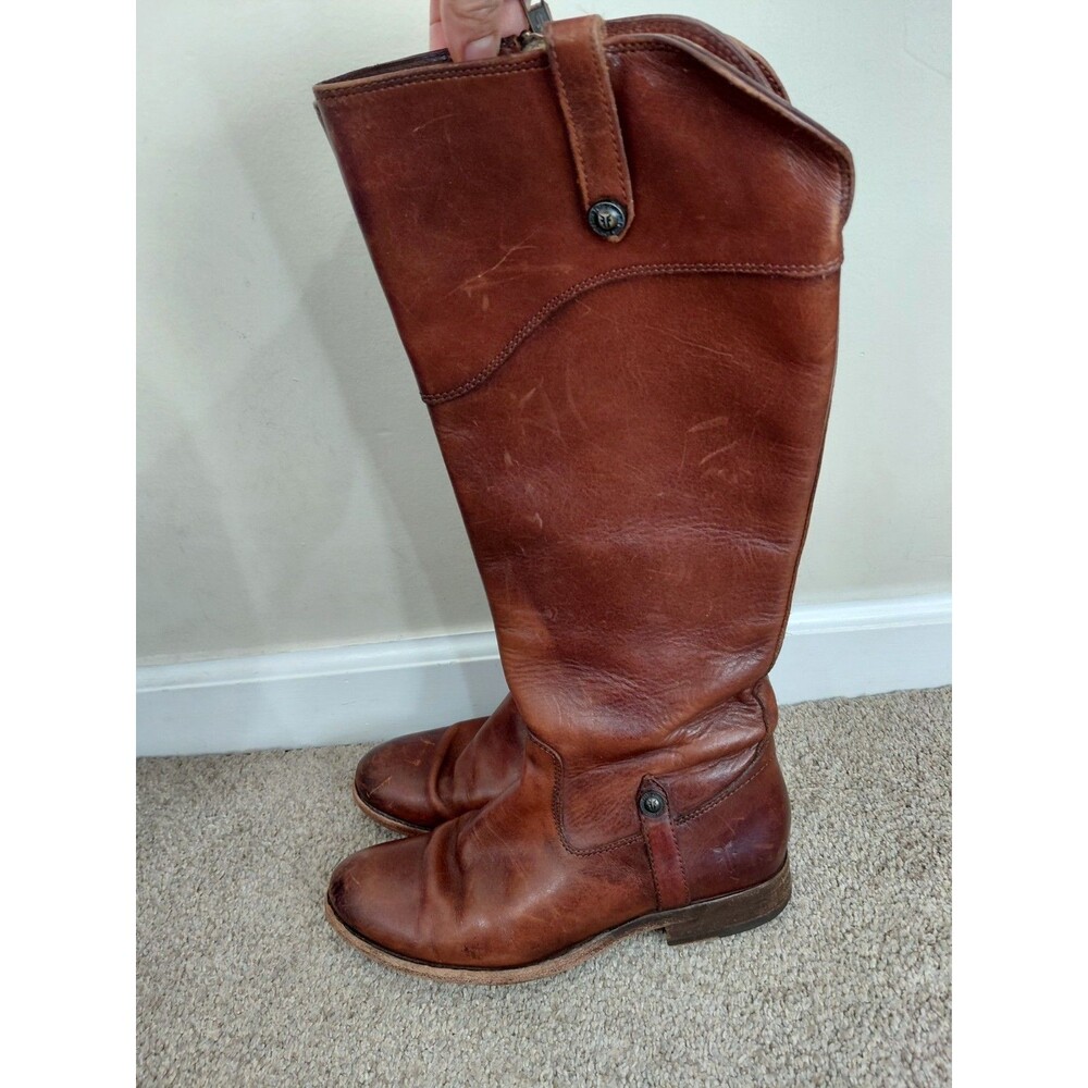 Frye  Women's Melissa Tab Tall Redwood Size 6B